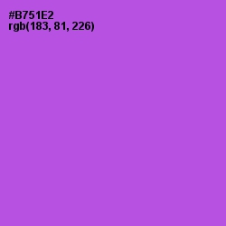 #B751E2 - Amethyst Color Image