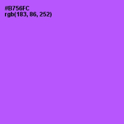 #B756FC - Lavender Color Image