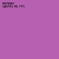 #B760B1 - Wisteria Color Image