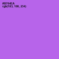 #B764EA - Lavender Color Image