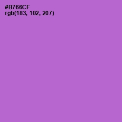 #B766CF - Lavender Color Image