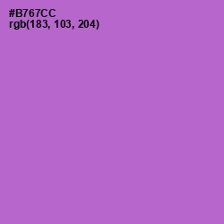 #B767CC - Lavender Color Image