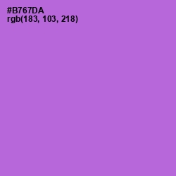 #B767DA - Lavender Color Image