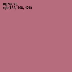 #B76C7E - Coral Tree Color Image