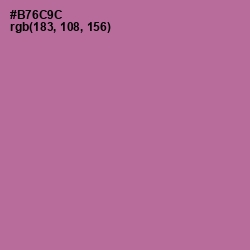 #B76C9C - Turkish Rose Color Image