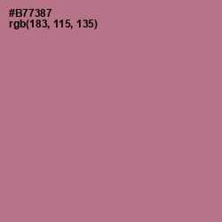 #B77387 - Turkish Rose Color Image