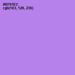 #B781EC - Dull Lavender Color Image