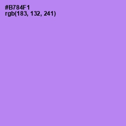 #B784F1 - Dull Lavender Color Image