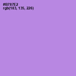 #B787E2 - Dull Lavender Color Image