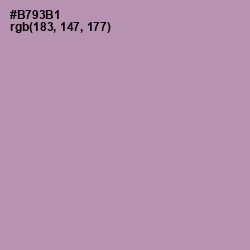 #B793B1 - Amethyst Smoke Color Image