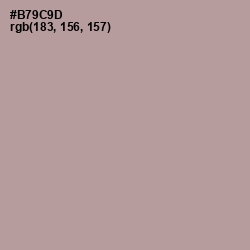 #B79C9D - Thatch Color Image