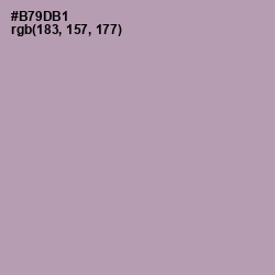 #B79DB1 - Amethyst Smoke Color Image