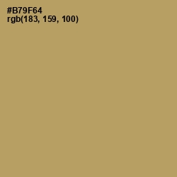 #B79F64 - Teak Color Image