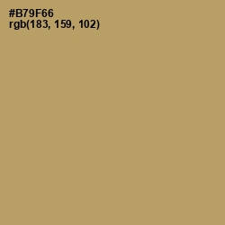 #B79F66 - Teak Color Image