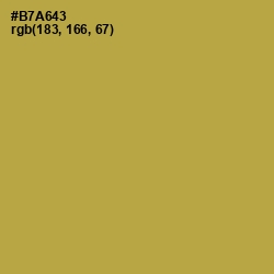 #B7A643 - Husk Color Image