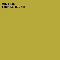 #B7A93A - Lemon Ginger Color Image