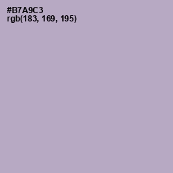 #B7A9C3 - London Hue Color Image