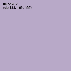 #B7A9C7 - London Hue Color Image