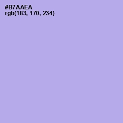 #B7AAEA - Biloba Flower Color Image