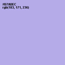 #B7ABEC - Biloba Flower Color Image