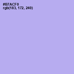 #B7ACF0 - Biloba Flower Color Image