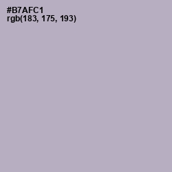 #B7AFC1 - London Hue Color Image