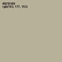 #B7B199 - Heathered Gray Color Image