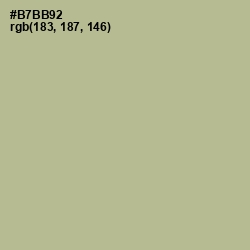 #B7BB92 - Heathered Gray Color Image