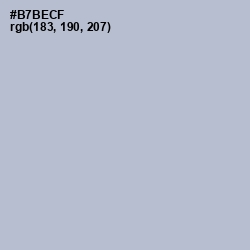 #B7BECF - French Gray Color Image