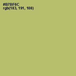 #B7BF6C - Gimblet Color Image