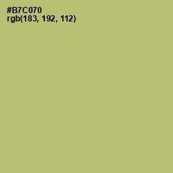 #B7C070 - Wild Willow Color Image