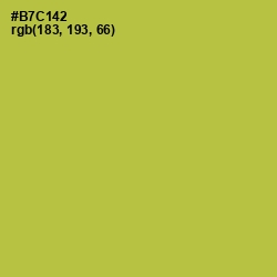 #B7C142 - Celery Color Image