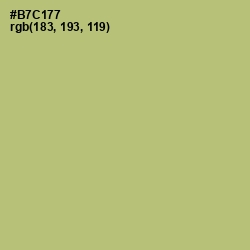 #B7C177 - Wild Willow Color Image