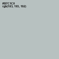 #B7C1C0 - Silver Sand Color Image