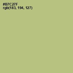 #B7C27F - Wild Willow Color Image