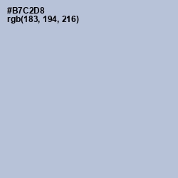 #B7C2D8 - Heather Color Image