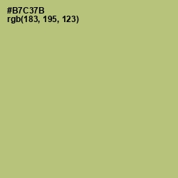#B7C37B - Wild Willow Color Image