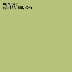 #B7C37C - Wild Willow Color Image