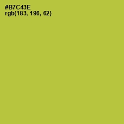 #B7C43E - Key Lime Pie Color Image