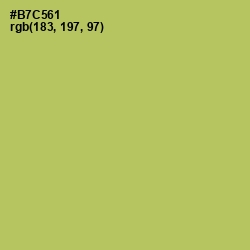 #B7C561 - Wild Willow Color Image