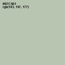 #B7C5B1 - Green Spring Color Image