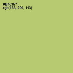#B7C871 - Wild Willow Color Image