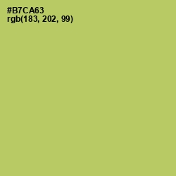 #B7CA63 - Wild Willow Color Image