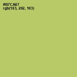 #B7CA67 - Wild Willow Color Image