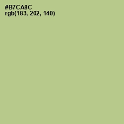 #B7CA8C - Feijoa Color Image