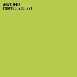 #B7CB4D - Celery Color Image
