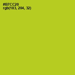 #B7CC20 - Key Lime Pie Color Image