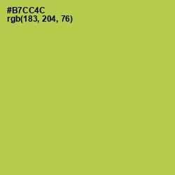 #B7CC4C - Celery Color Image
