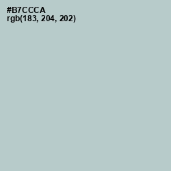 #B7CCCA - Submarine Color Image