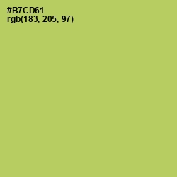 #B7CD61 - Wild Willow Color Image